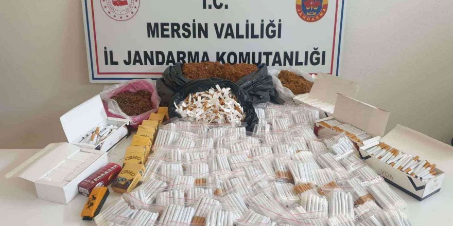 Mersin’de kaçak sigara operasyonu: 2 gözaltı