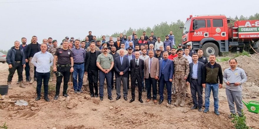 Polis Hatıra Ormanı’nda 177 fidan toprakla buluşturuldu