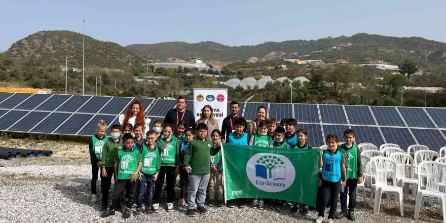 İlkokul öğrencileri Alanya Belediyesi’nin GES Projesi’ni gezdi