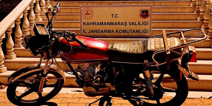 Kahramanmaraş’ta motosiklet hırsızı yakalandı