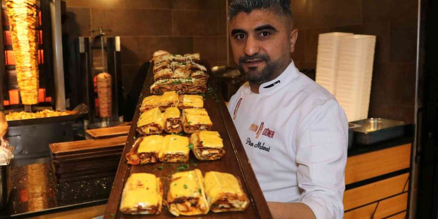 Kebabın başkentinde metrelik dönerleriyle fark oluşturuyor