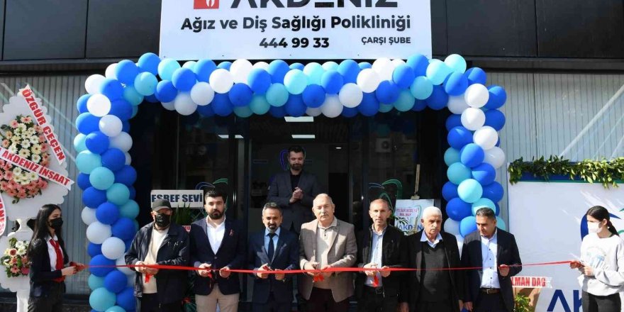 Akdeniz Diş Polikliniğinin Mersin’deki en büyük şubesi Yenişehir’de açılıyor