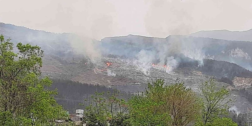 Hatay’da orman yangını iki noktada devam ediyor