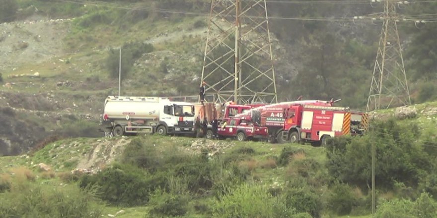 Hatay’daki orman yangını kısmen kontrol altına alındı