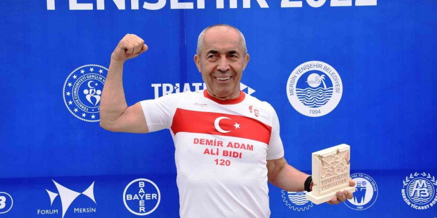 73 yaşındaki Demir Adam, 24 saatte 2 birincilik aldı