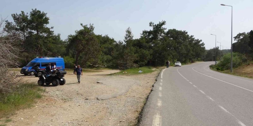 Takla atan ATV’de bulunan iki turist yaralandı