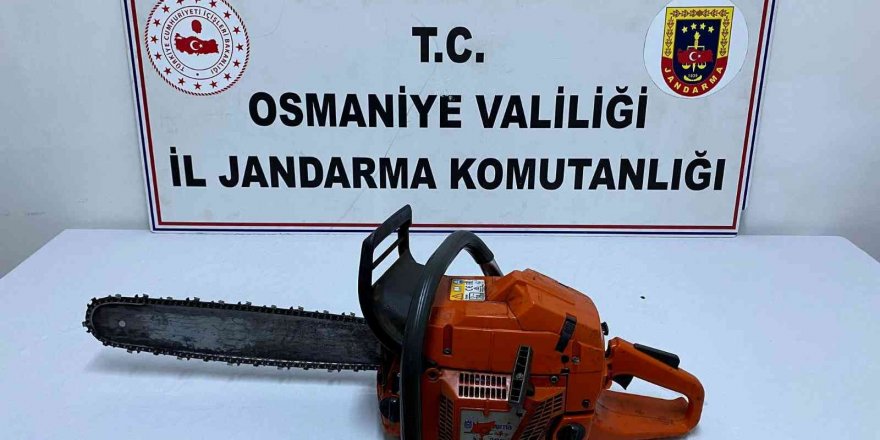 Osmaniye’de hızar makinesi çalan şüpheli yakalandı