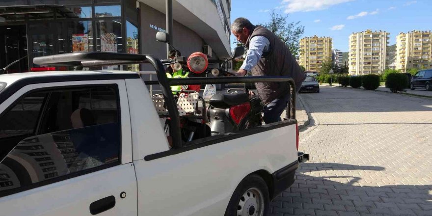 Kozan’da motosikletlere sıkı denetim