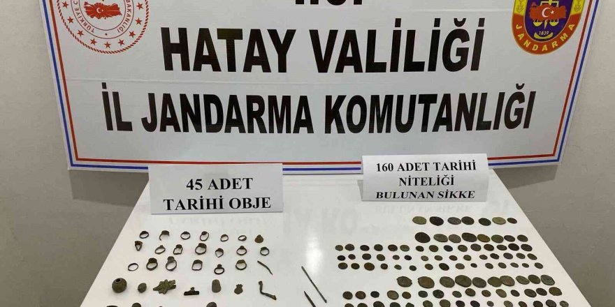 Hatay’da tarihi eser operasyonu