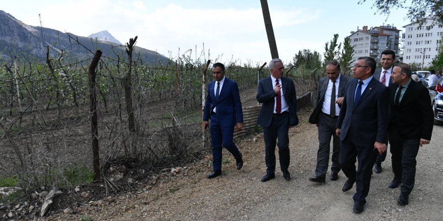 Vali Seymenoğlu, Eğirdir ilçesinde incelemelerde bulundu