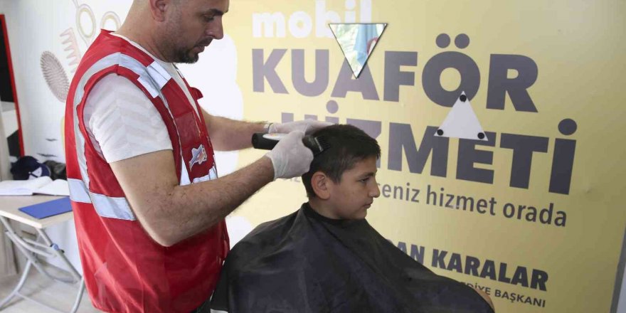 Şehit Ve Gazi Yakınlarına Bayram Öncesi Berber-kuaför Hizmeti Büyükşehir’den
