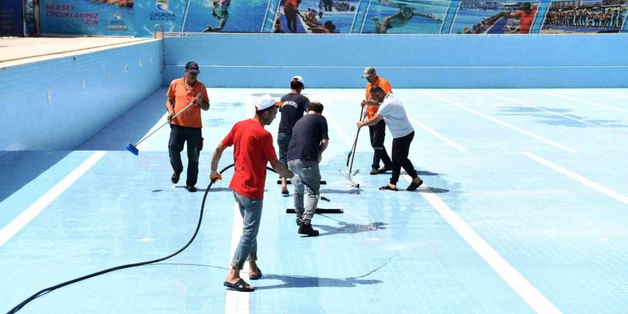 Çukurova’da Havuzlar Yaza Hazırlanıyor