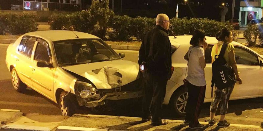 Mersin’de trafik kazası: 1 yaralı