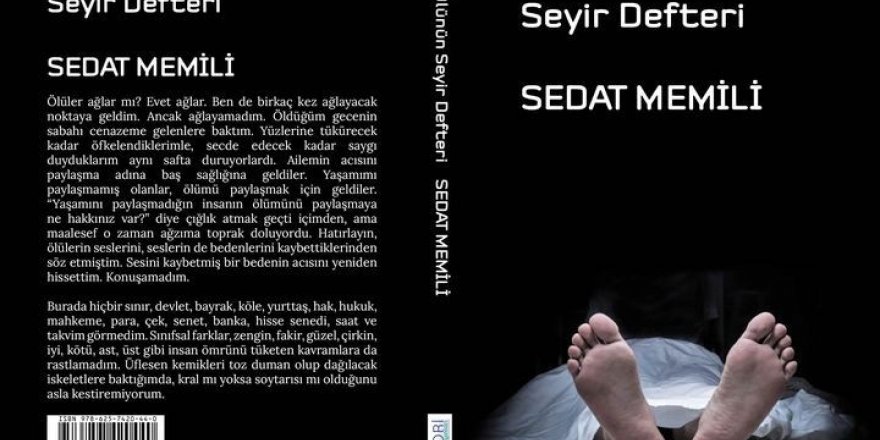 Sedat Memili’nin “Bir Ölünün Seyir Defteri” isimli yeni kitabı yayınlandı