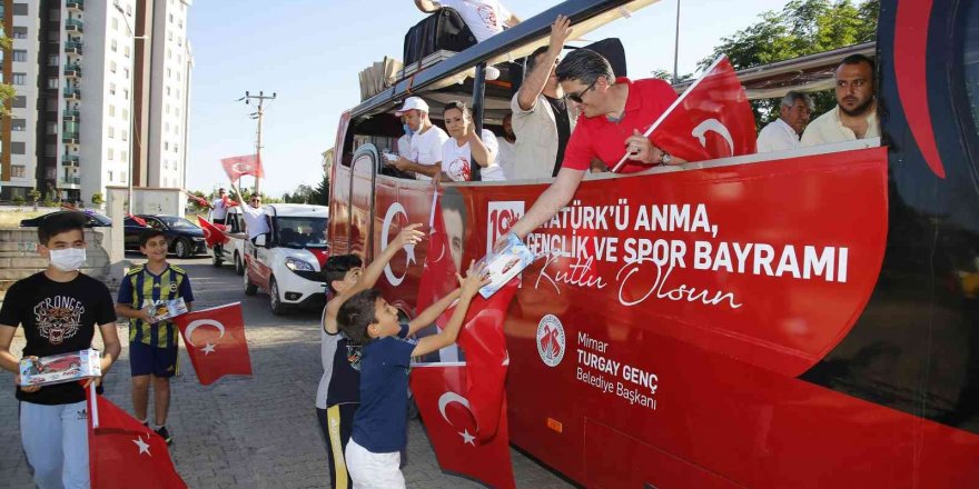 Döşemealtı’nda 19 Mayıs heyecanı başladı