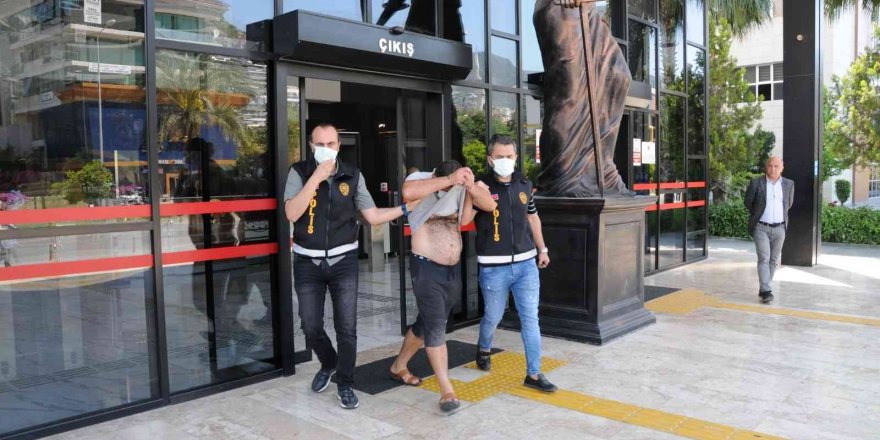 26 yıl hapis cezası ile aranan şüpheli Alanya’da yakalandı