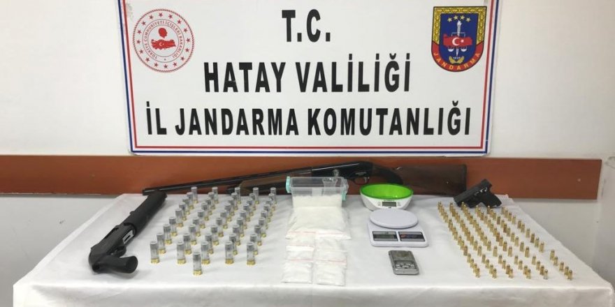 Hatay’da uyuşturucu operasyonunda 2 kişi tutuklandı