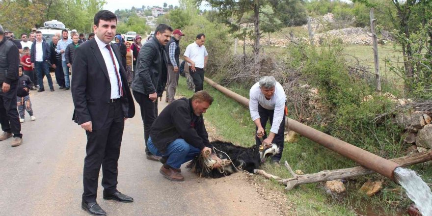 Erdemli’de sulama suyu sevinci