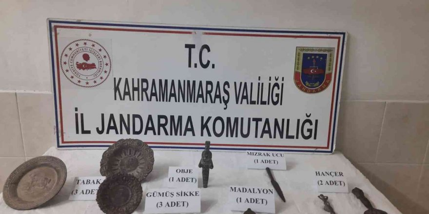 Kahramanmaraş’ta tarihi eser operasyonu