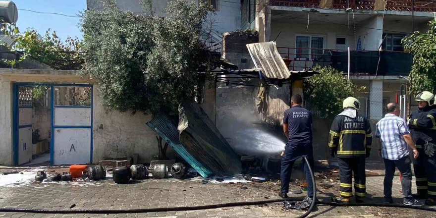 Ceyhan’da mutfak tüpleri bomba gibi patladı