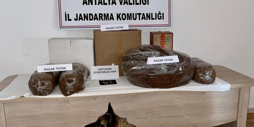 Jandarmadan uyuşturucu madde ve tütün kaçakçılığı operasyonu