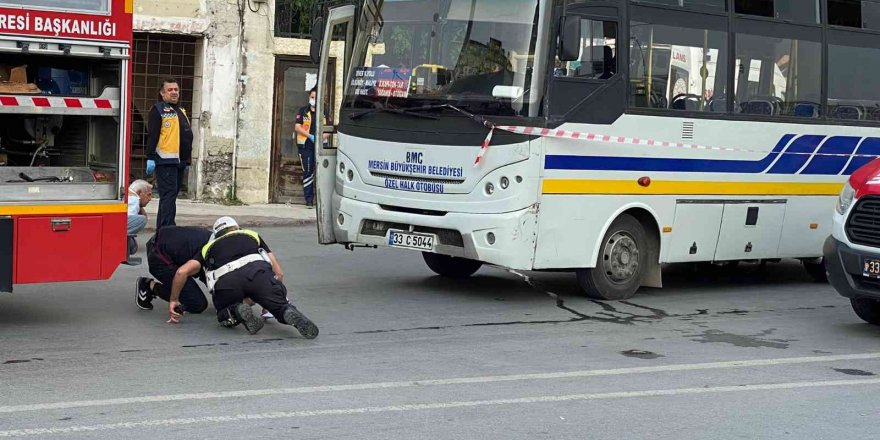 Otobüsün altında kalan kadın hayatını kaybetti