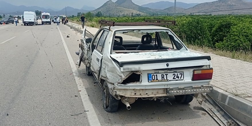 Çöp atmak için indiği aracında feci sonu yaşadı