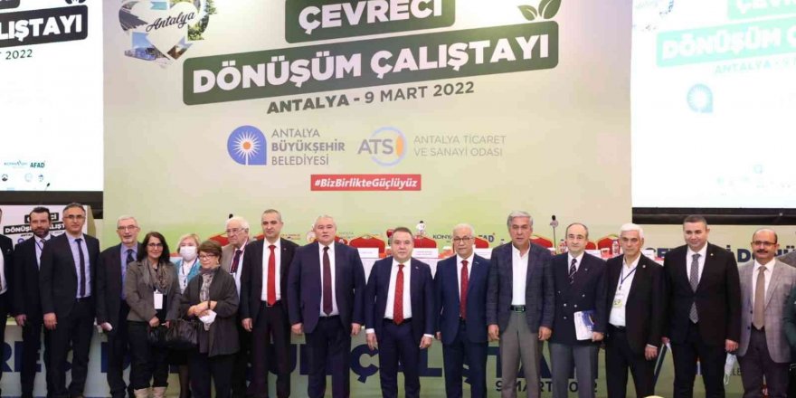 Antalya Büyükşehir Belediyesi’ne TÜRÇEV’den 3. Ödül