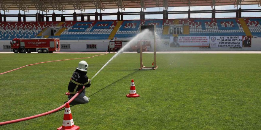 "Afet ve İtfaiye Oyunları” etkinliği renkli görüntülere sahne oldu