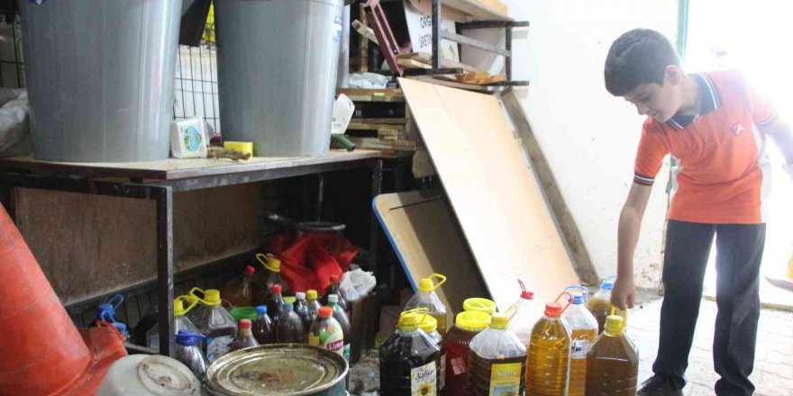 Bu okulda geri dönüşüm gelire dönüşüyor