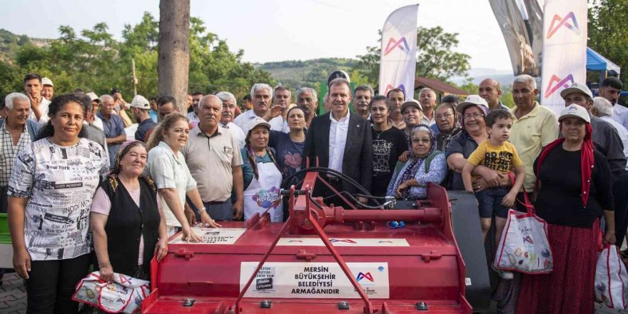 Mersin Büyükşehir Belediyesinden üreticiye çok yönlü destek