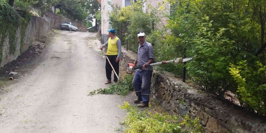 Yayla sezonu öncesi Horzum yaylasında bakım çalışmaları tamamlandı