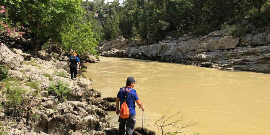 Serinlemek için Köprülü Kanyona giren gençten 48 saattir haber alınamıyor