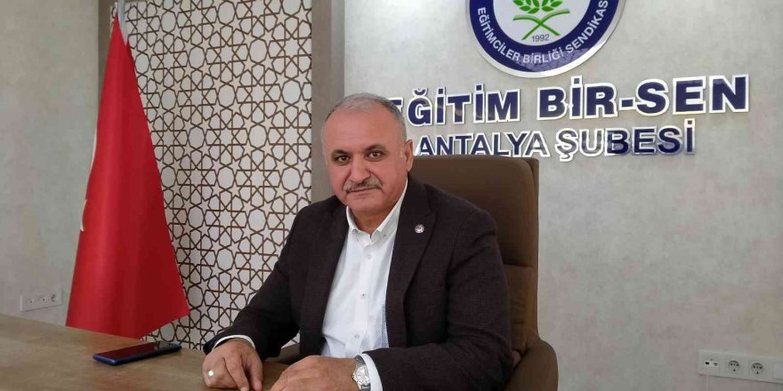 Eğitim Bir Sen Antalya Başkanı Miran: “Tazminat yansıtma oranları iyileştirilmeli”