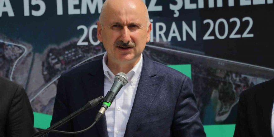 Bakan Karaismailoğlu: "15 Temmuz Şehitler Köprüsünü 2023’te açacağız"