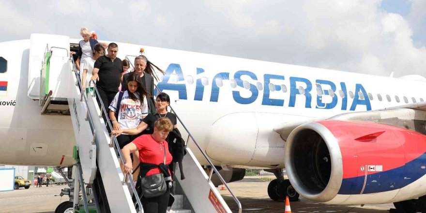 Sırbistan’ı Alanya’ya bağlayan seferler resmen başladı