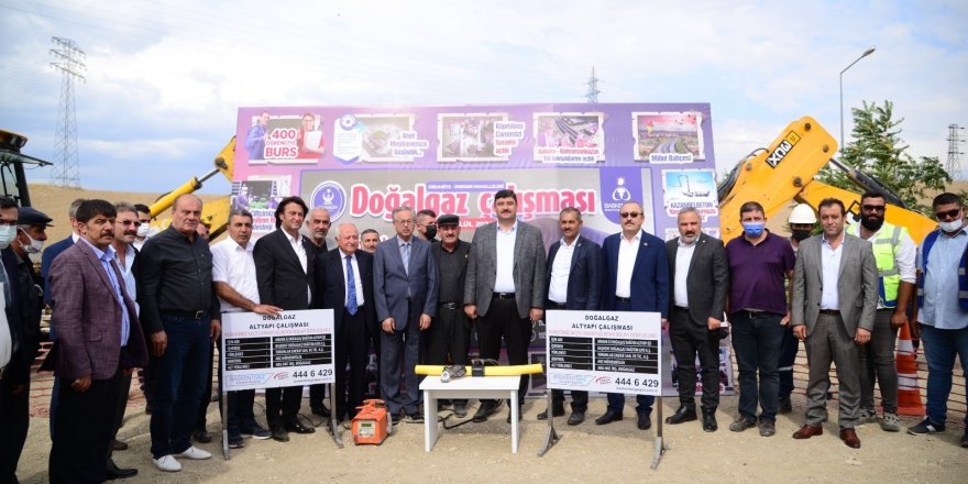 İmrendi ve Orhaniye’de doğalgaz için ilk adım