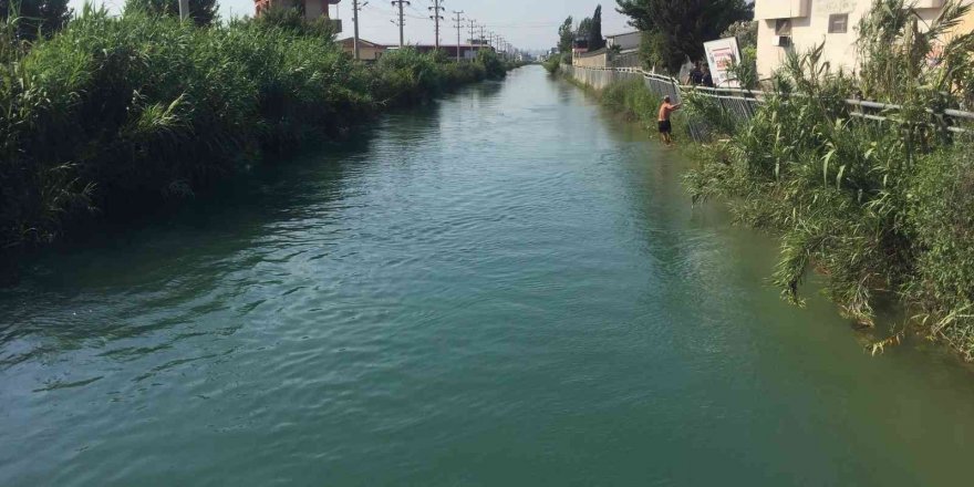 Adana’da sulama kanalına giren bir kişi kayboldu