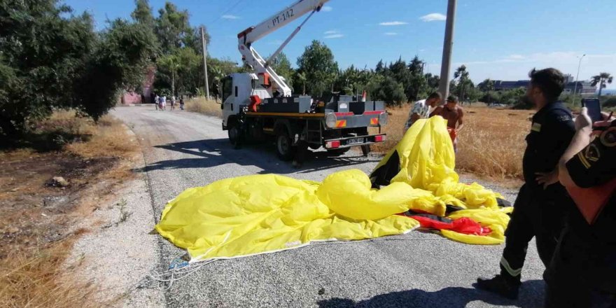 Alman uyruklu iki kadın turist havada paniği yaşadı