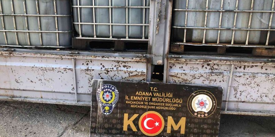 Adana’da kaçakçılık operasyonu