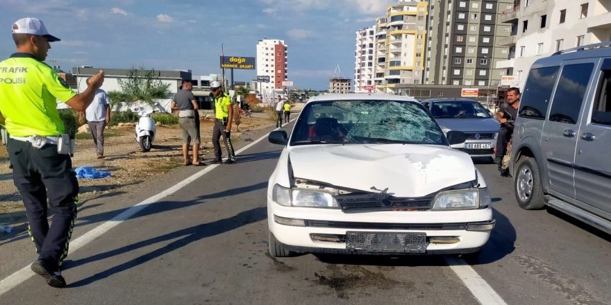 Mersin’de otomobilin çarptığı yaya hayatını kaybetti