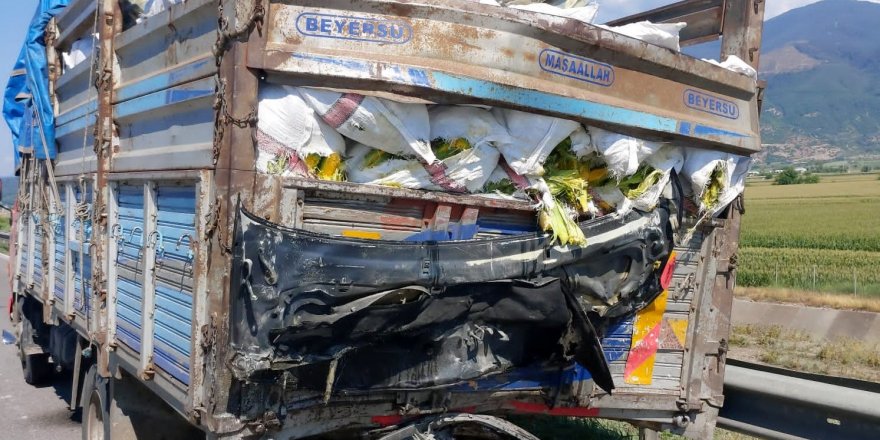 Osmaniye’de feci kaza: 1 ölü, 1 yaralı