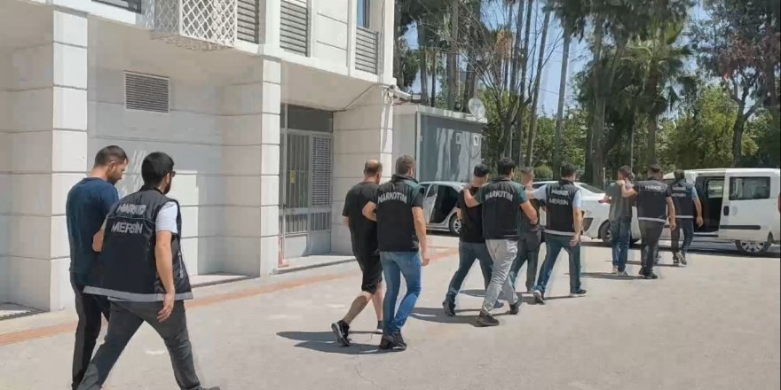 Mersin’de uyuşturucu operasyonu; 10 ’torbacı’ yakalandı