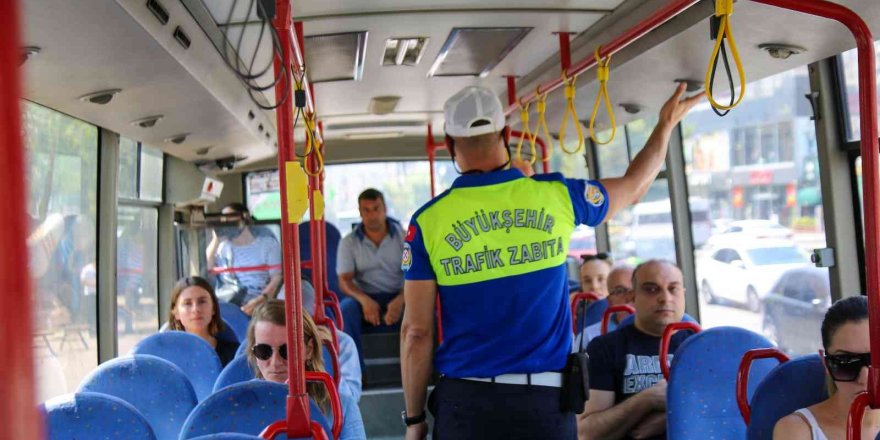 Adana’da sıcaklar arttı... Toplu taşıma araçlarında klima denetimi başladı
