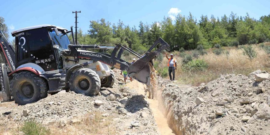 Yangın bölgesine 16 milyonluk içme suyu yatırımı