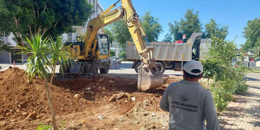 Türk Ocağı Parkı’nda yeşil alan miktarı artırıldı