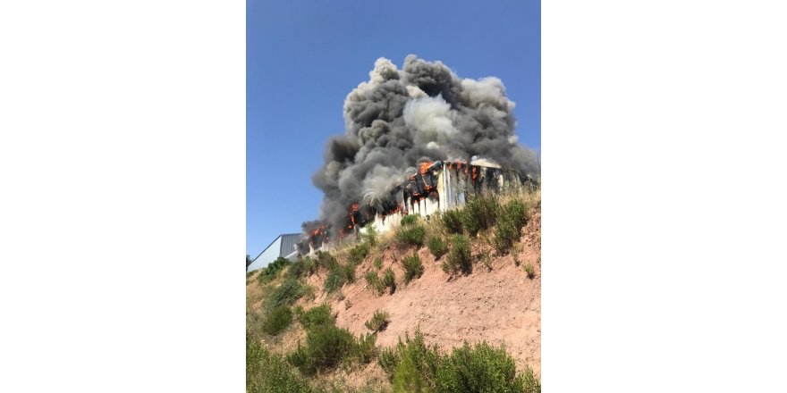 Osmaniye’de katı atık bertaraf tesisinde yangın