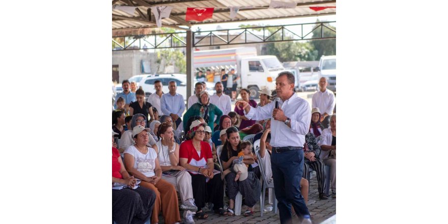 Seçer, ilçe ziyaretlerini Tarsus’la tamamladı