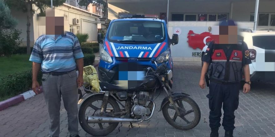 Çalınan motosiklet bulunarak sahibine teslim edildi