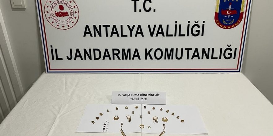 Manavgat’ta 10 milyon TL değerinde tarihi eser ele geçirildi